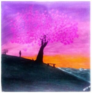 The Blossom at Sunset