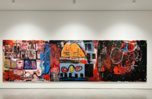 Untitled- Monumental 21ft Neo-expressionist Installation