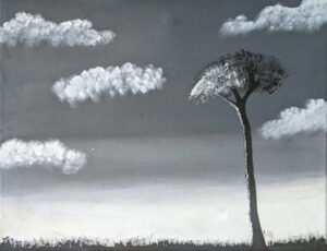 Solitude Beneath the Silver Sky